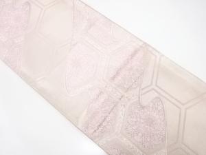 流水に華紋織り出し　袋帯